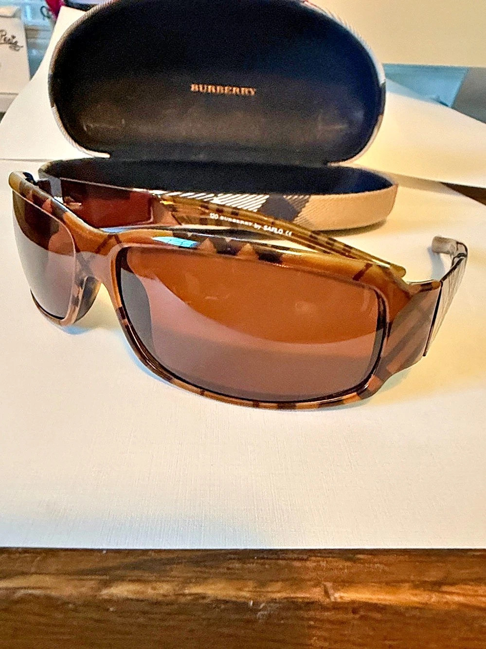 Burberry by Safilo Vintage 8418/S Brown Sunglasses